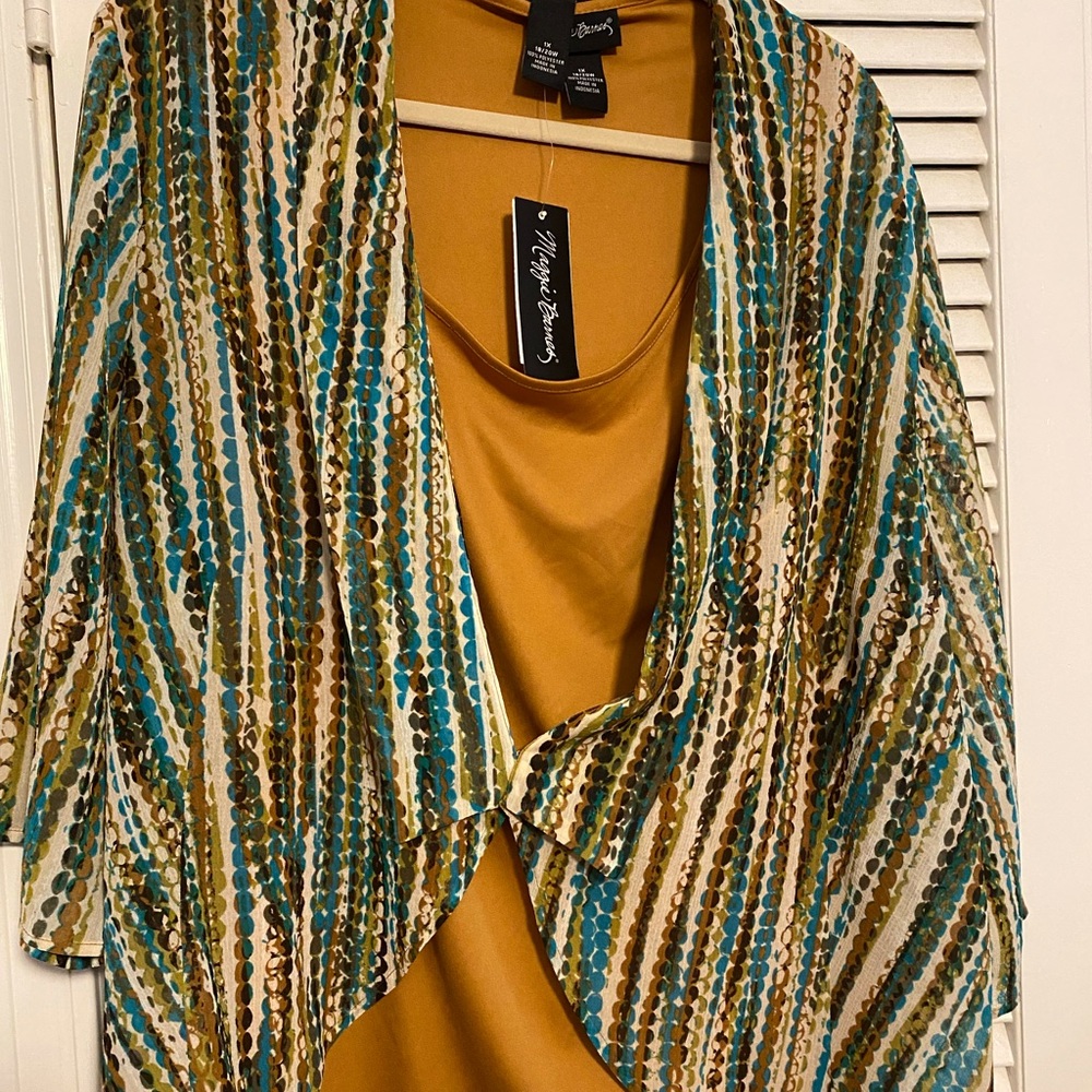 Maggie Barnes Women’s 1X Fall-ish Top NWT